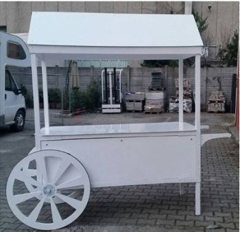 Fruit cart rental in Milan Italy